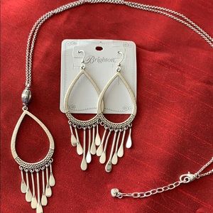Brighton necklace and earrings